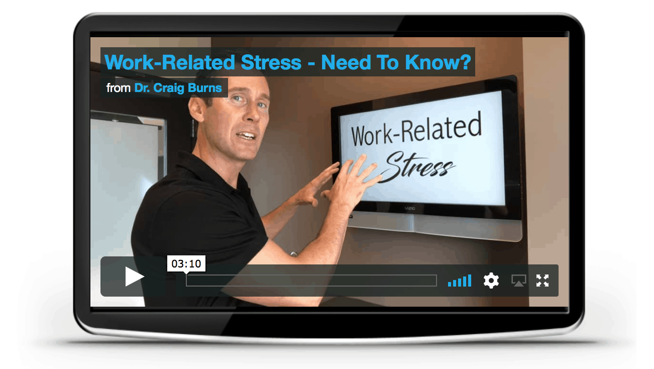 chiropractor centennial Work related stress