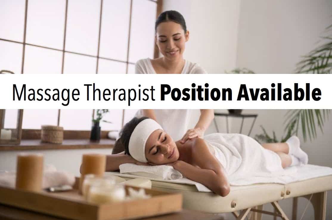 massage therapist position available