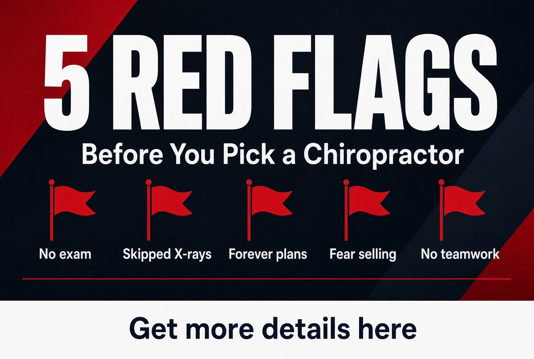 5 Red Flags Before You Pick a Chiropractor